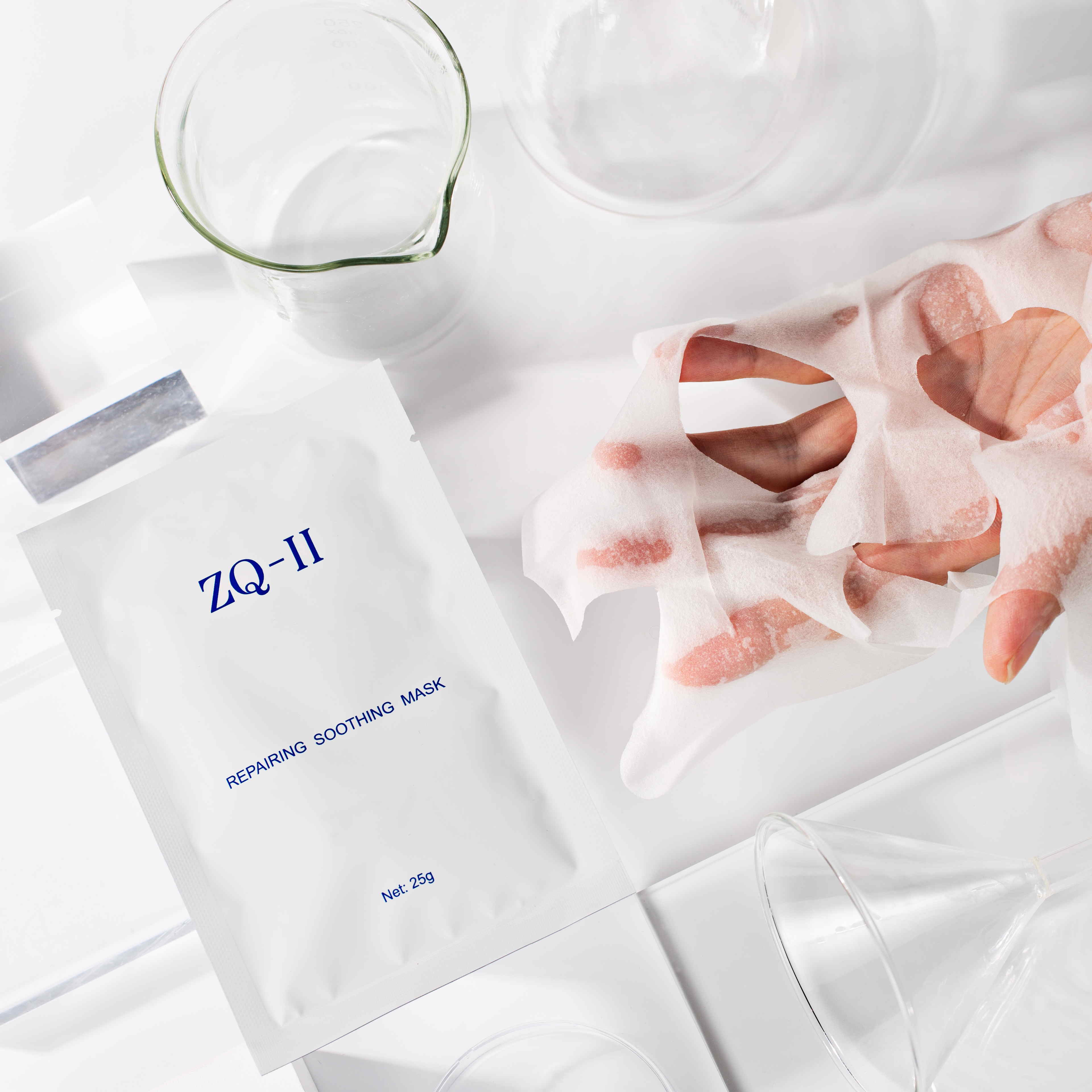 Was macht eine reparierende Gesichtsmaske?