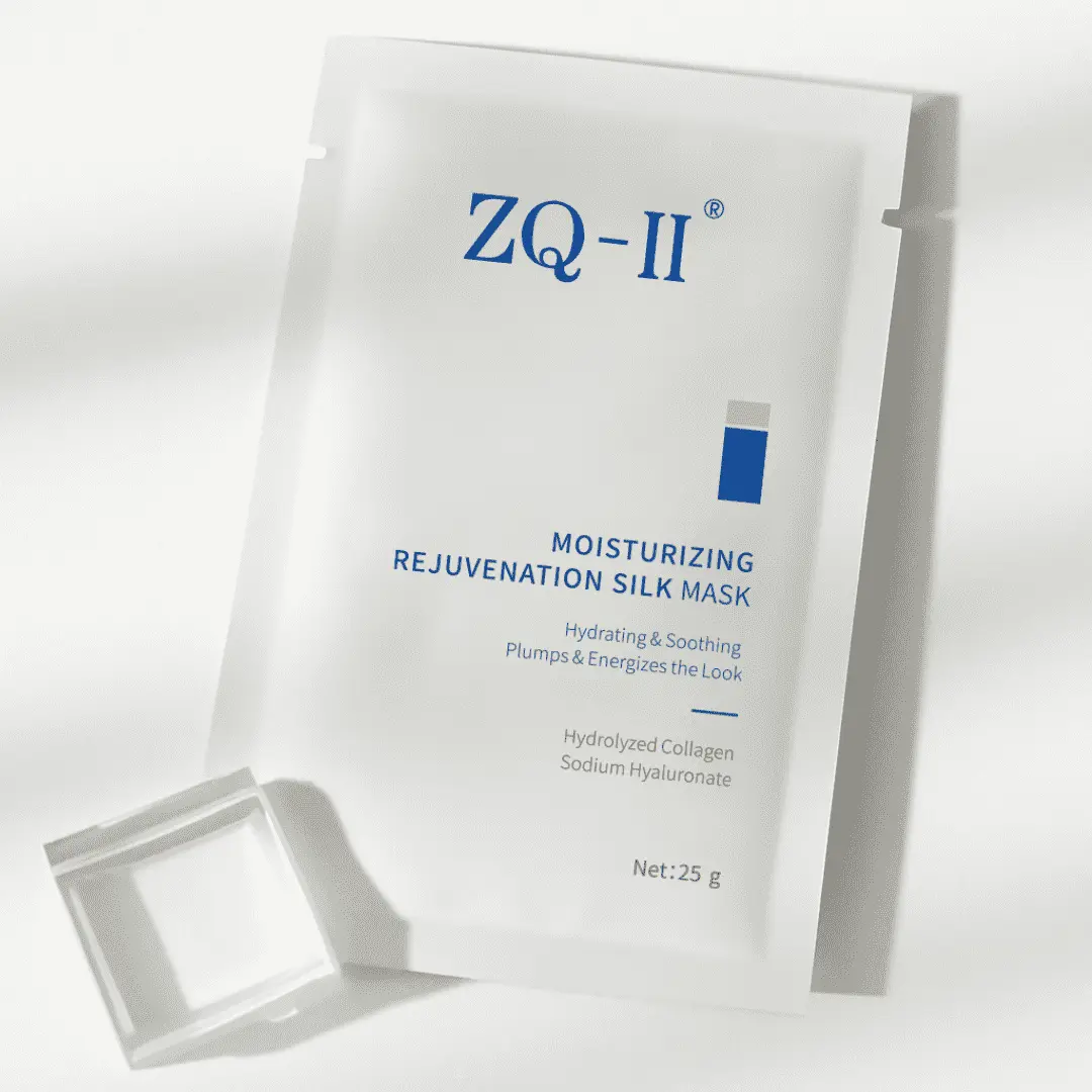 ZQ-II-Feuchtigkeitsfeuchtigkeits-Verjüngung Seidenmaske: Leichte Hydratation und beruhigende Versorgung aller Hauttypen
