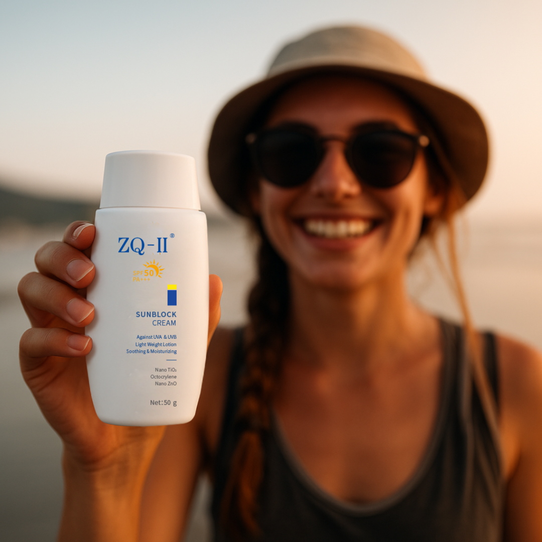 ZQ-II Sunblock Cream: Ihre tägliche Hautpflege wichtig-nicht nur für den Sommer!