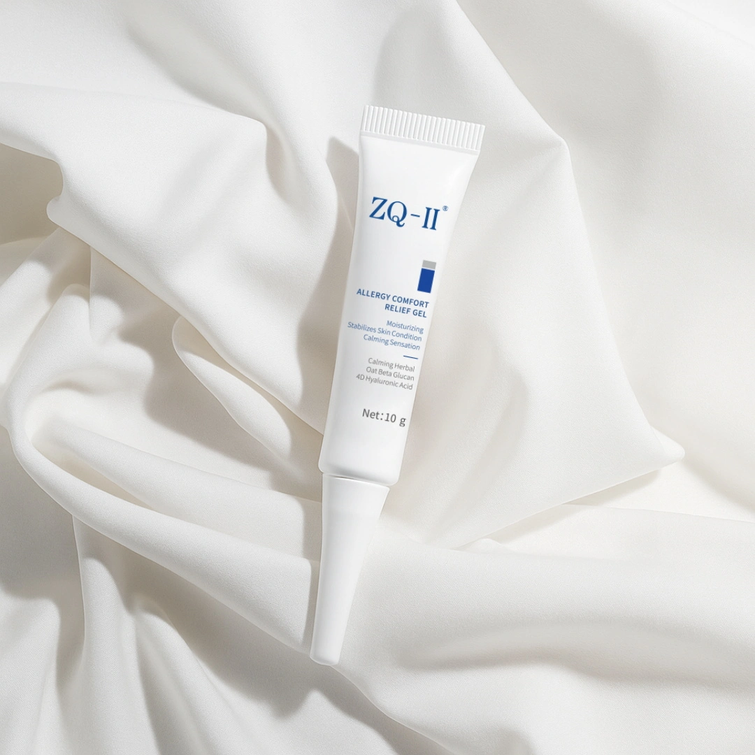 Sensitive Haut und saisonale Dermatitis mit ZQ-II-Allergie-Komfort-Reliefgel lindern